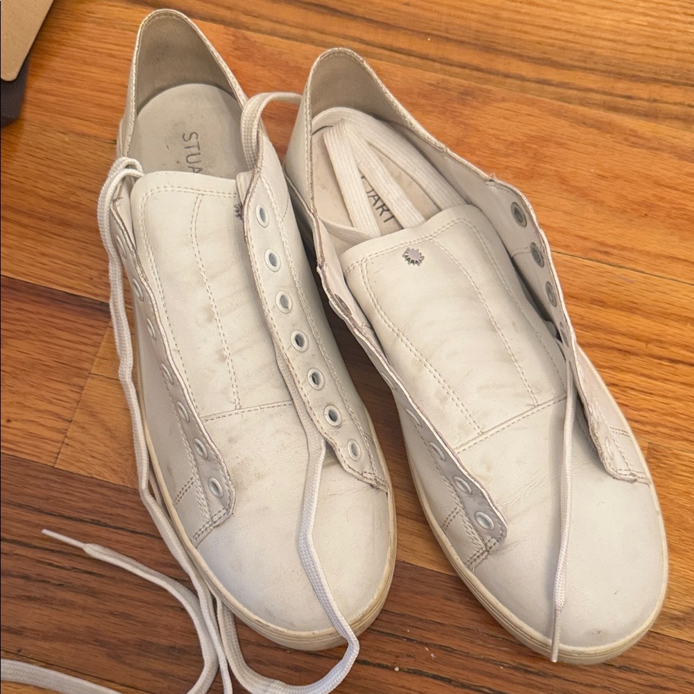 Stuart Weitzman White Men's Sneakers